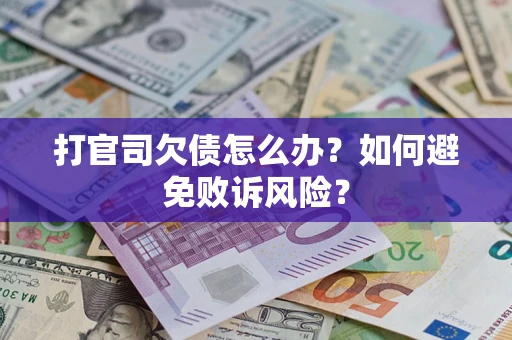 济南打官司欠债怎么办？如何避免败诉风险？