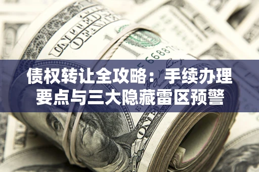 济南债权转让全攻略：手续办理要点与三大隐藏雷区预警
