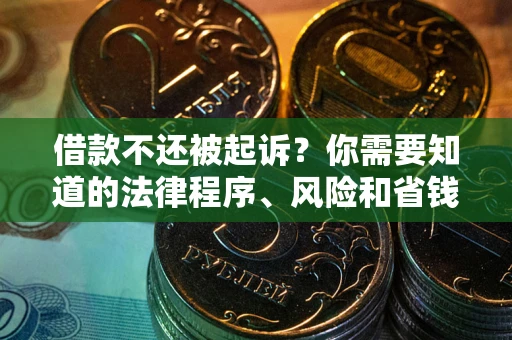 济南借款不还被起诉？你需要知道的法律程序、风险和省钱技巧
